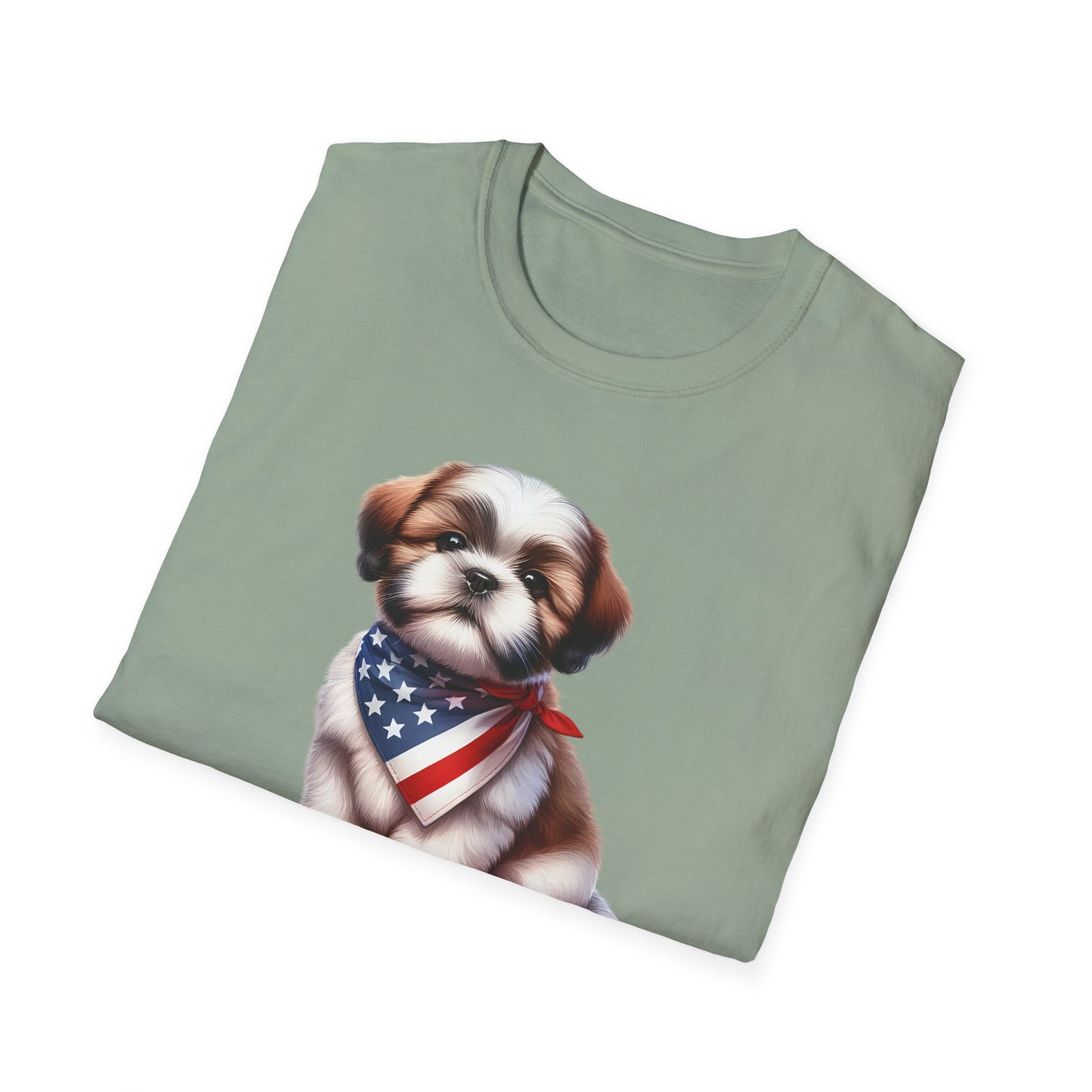 Patriotic Dog T-Shirt for Dog Lovers