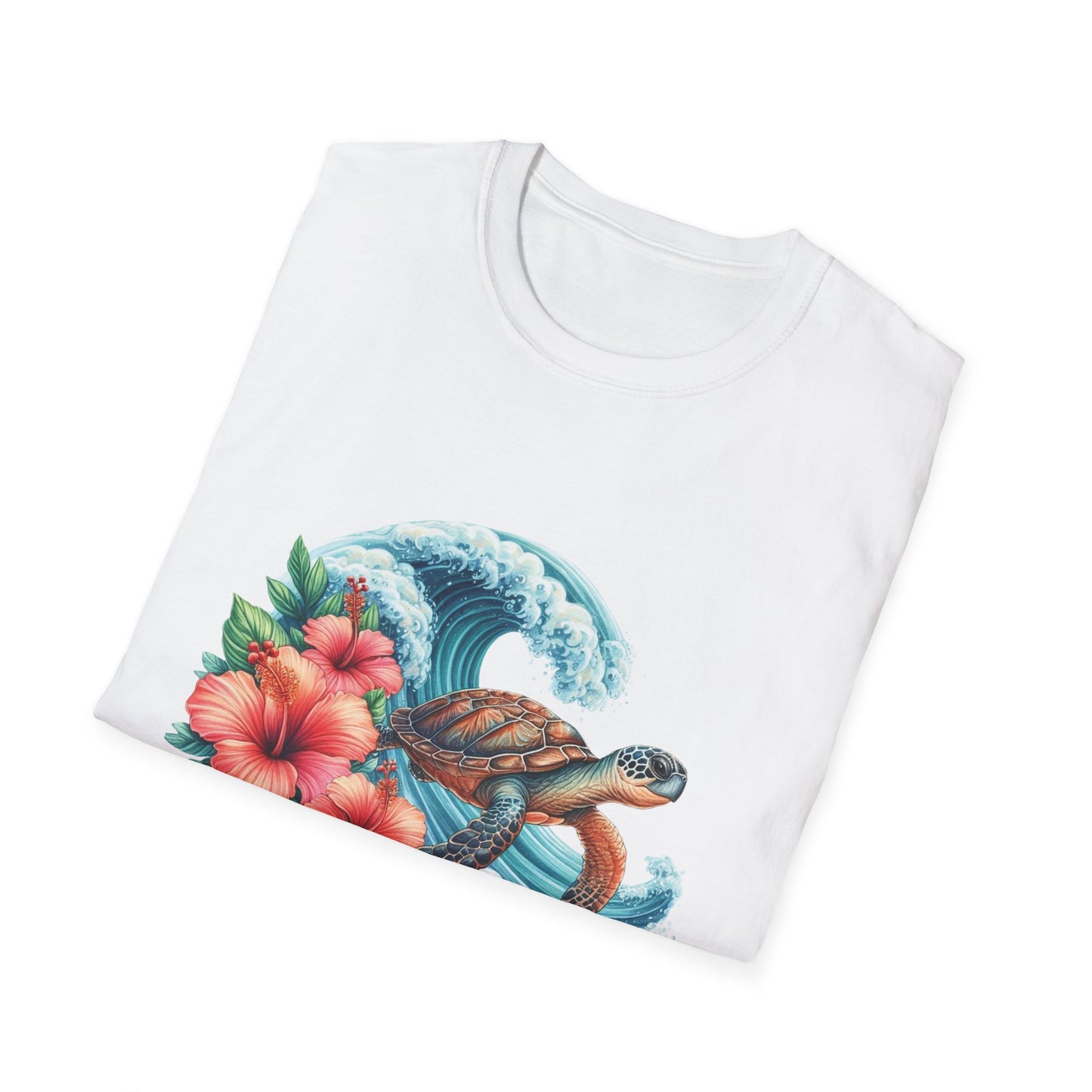 T-Shirt - Sea Turtle 'Just Go with the Flow'