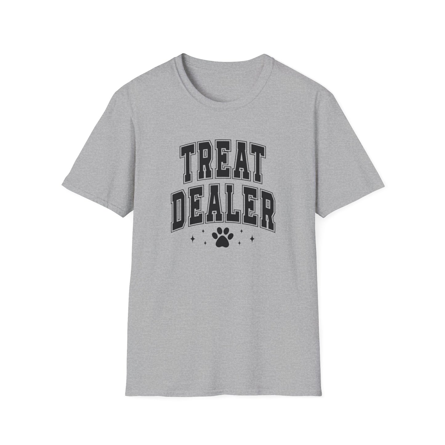 Funny Pet Lover T-Shirt - Treat Dealer - Unisex Softstyle Tee