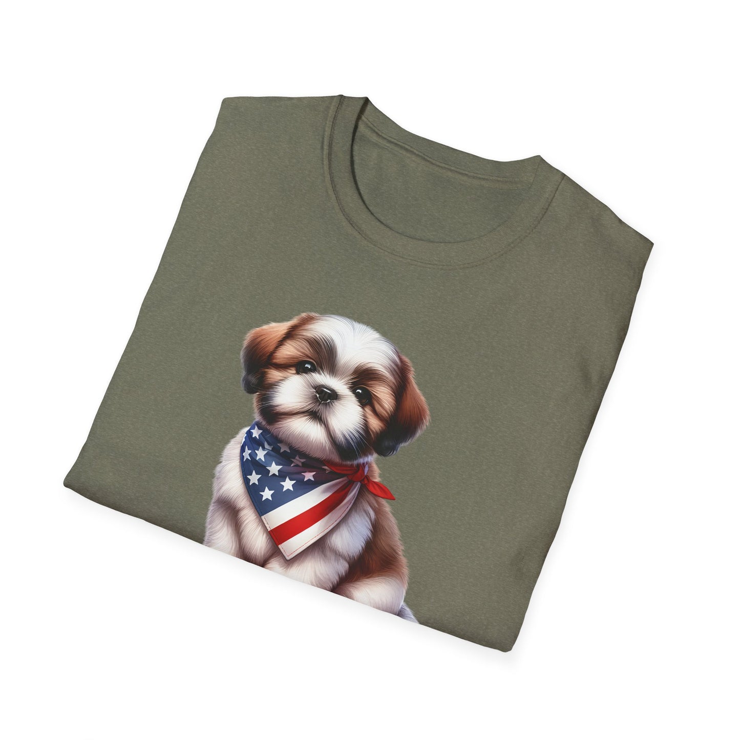 Patriotic Dog T-Shirt for Dog Lovers