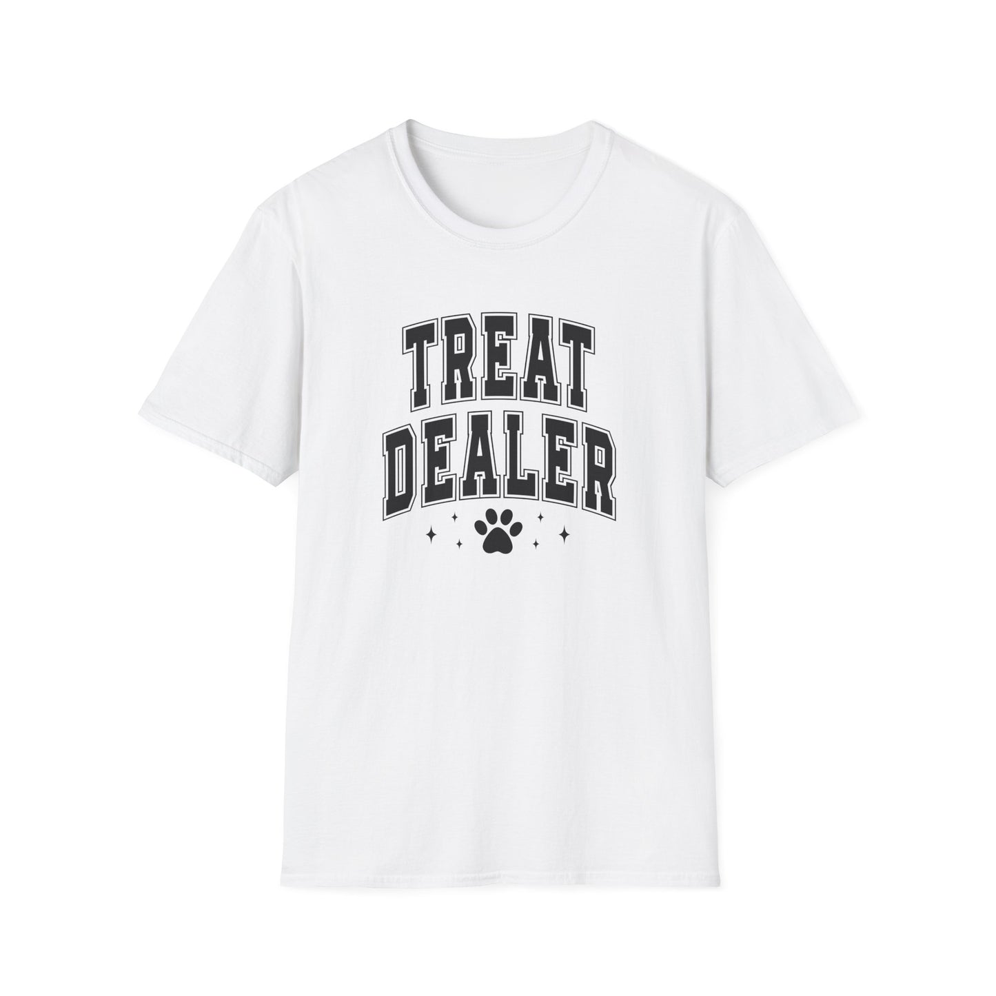 Funny Pet Lover T-Shirt - Treat Dealer - Unisex Softstyle Tee