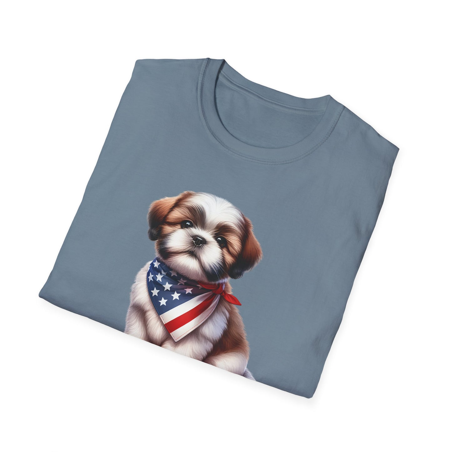 Patriotic Dog T-Shirt for Dog Lovers