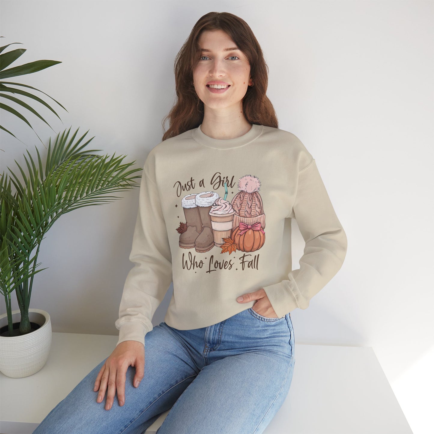 Cozy Fall Sweatshirt | DTF Transfer | Just a Girl Who Loves Fall | Autumn Fashion | Halloween Gift | Comfy Sweatshirt | Seasonal Style | [...]