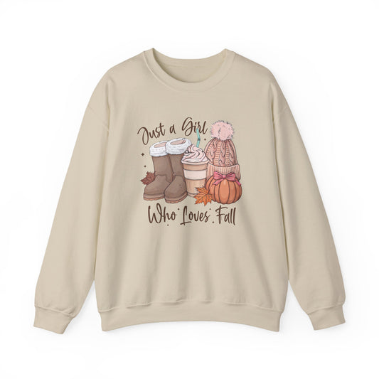 Cozy Fall Sweatshirt | DTF Transfer | Just a Girl Who Loves Fall | Autumn Fashion | Halloween Gift | Comfy Sweatshirt | Seasonal Style | [...]