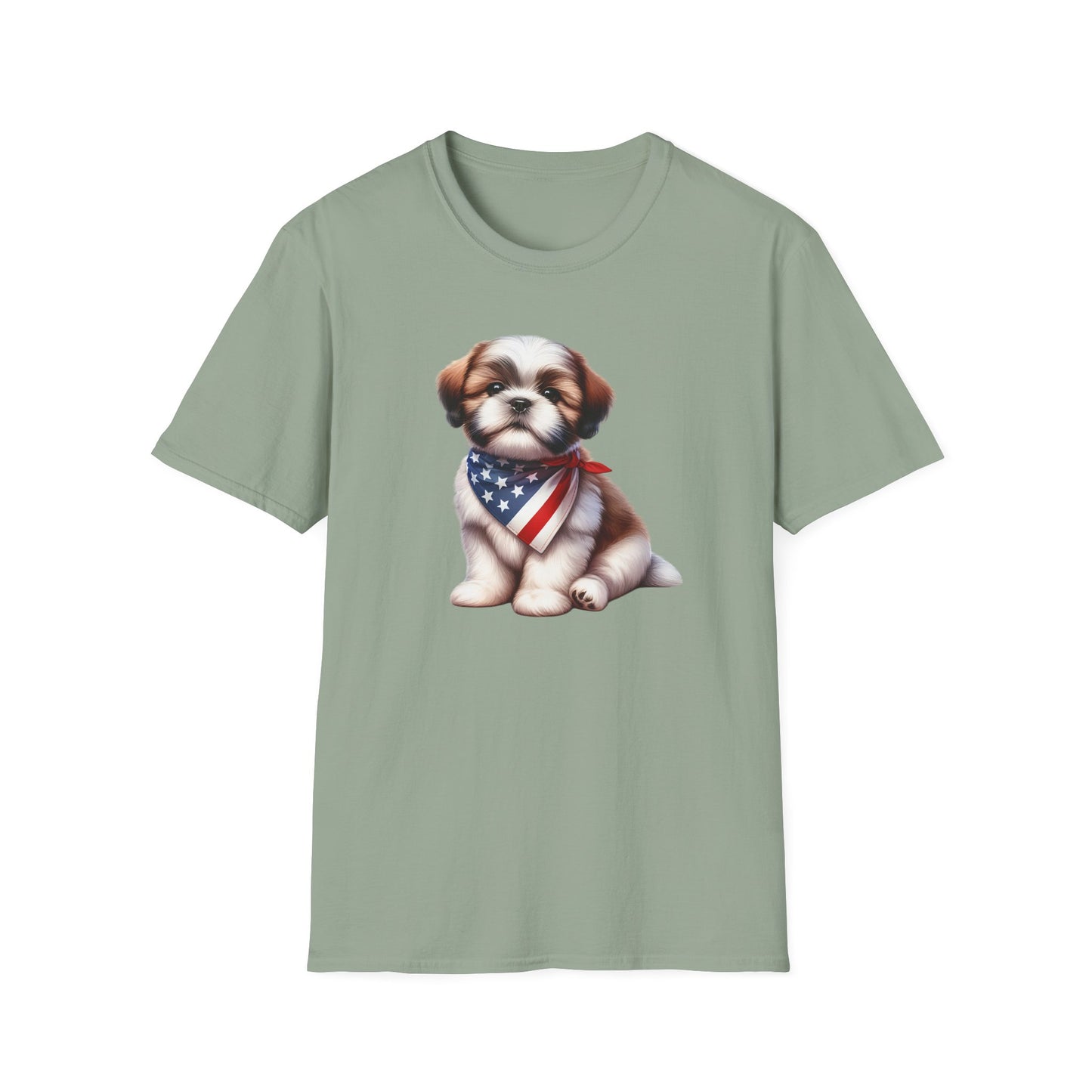 Patriotic Dog T-Shirt for Dog Lovers