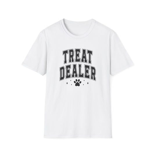 Funny Pet Lover T-Shirt - Treat Dealer - Unisex Softstyle Tee