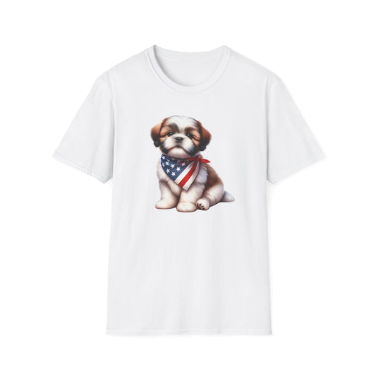 Patriotic Dog T-Shirt for Dog Lovers