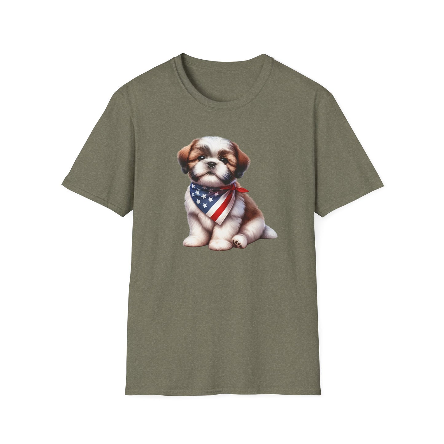 Patriotic Dog T-Shirt for Dog Lovers