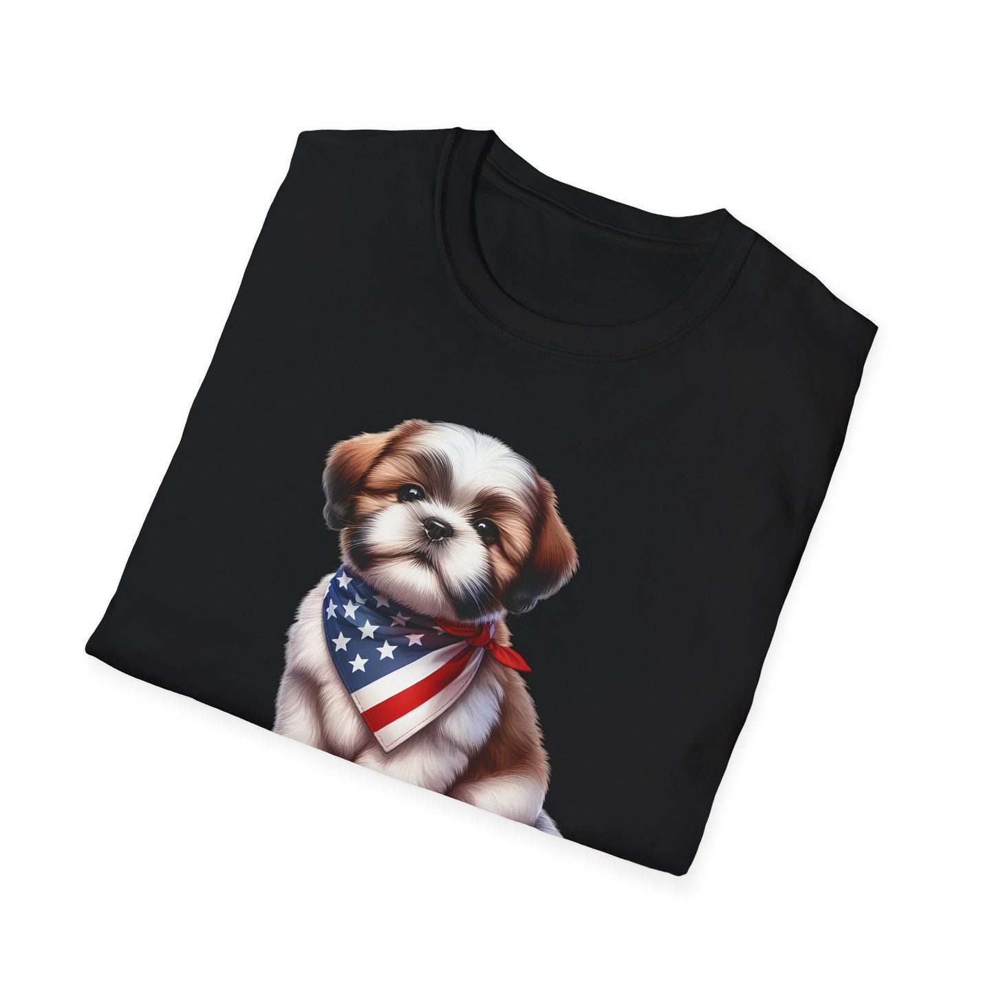 Patriotic Dog T-Shirt for Dog Lovers